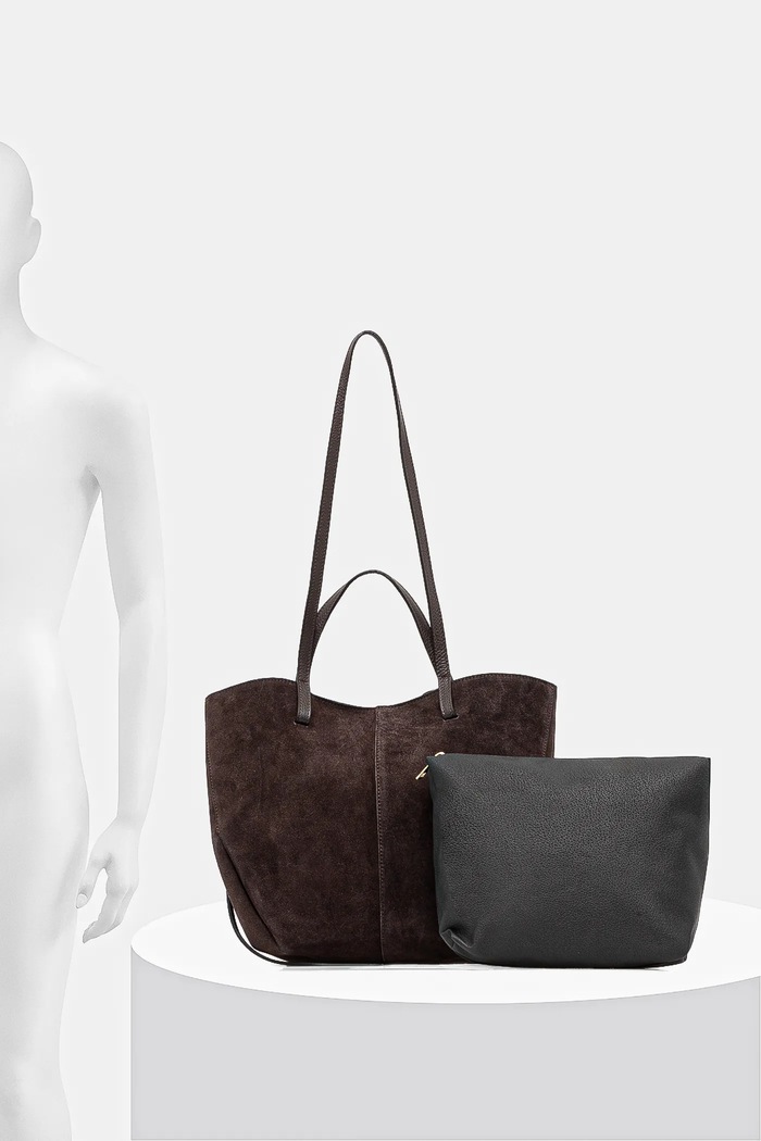 Answear.LAB kabelka typu shopper dámska kožená C00003-G.ISR