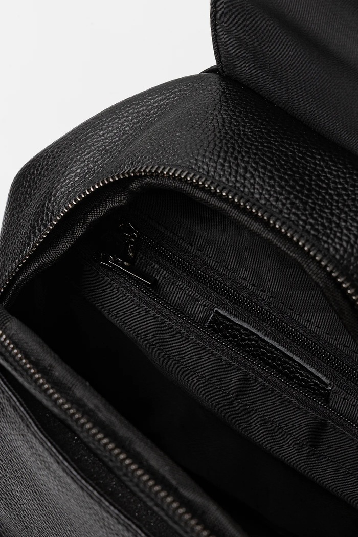 Kožený batoh Answear.LAB bag2.cjk černá