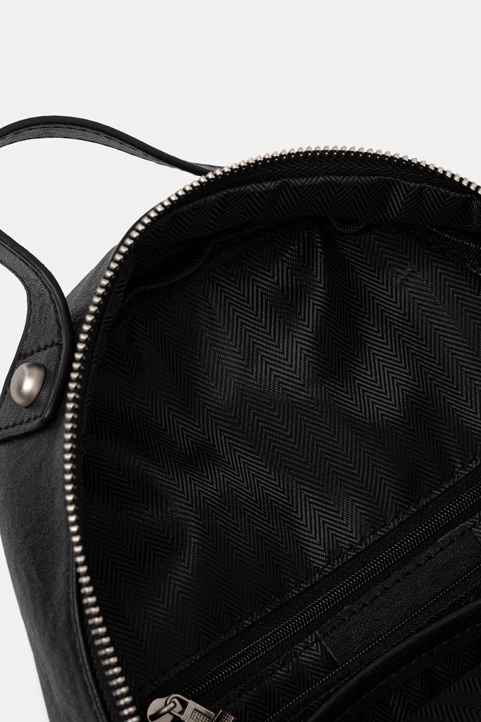 Ghiozdan de piele Answear.LAB negru 639.cjk