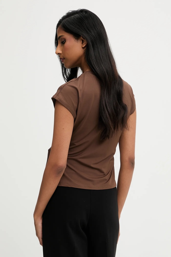 Îmbrăcăminte Answear.LAB Tricou 1505-1.hak maro