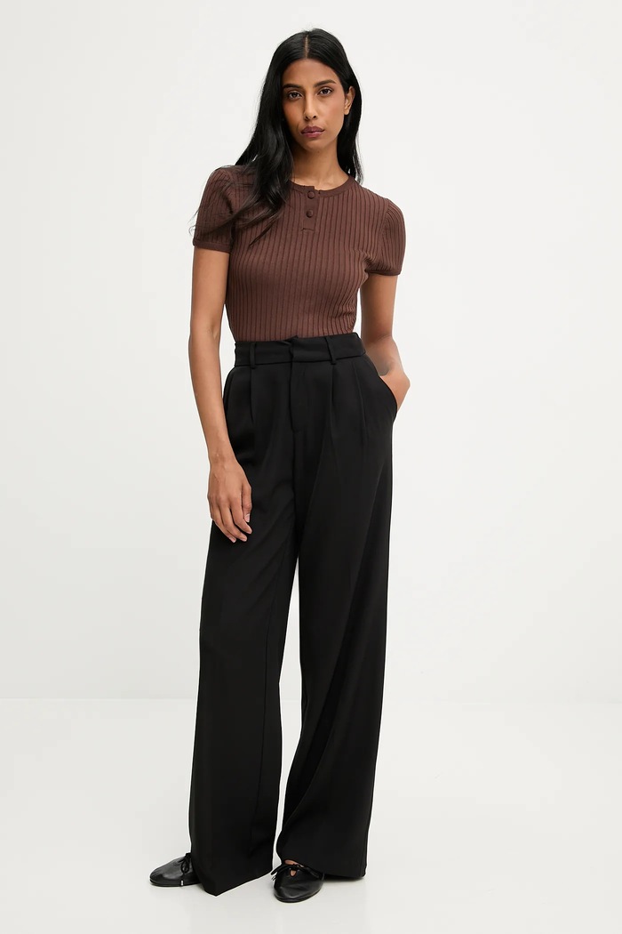 Answear.LAB Tricou DLV.10756.tos maro WA25