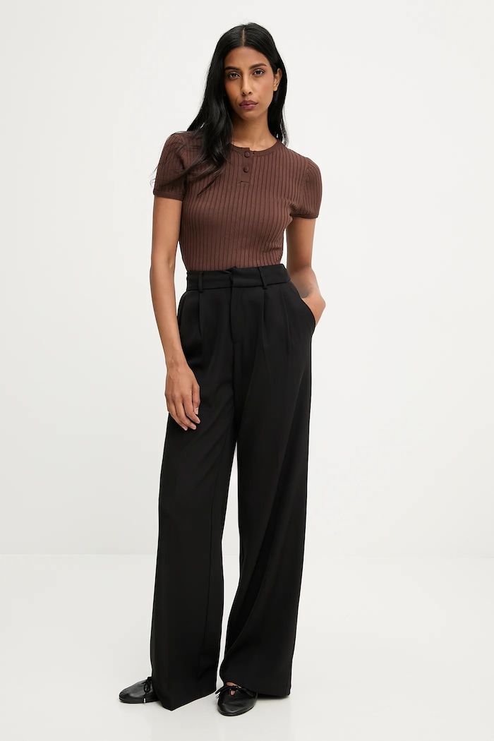 Answear.LAB Tricou DLV.10756.tos maro WA25