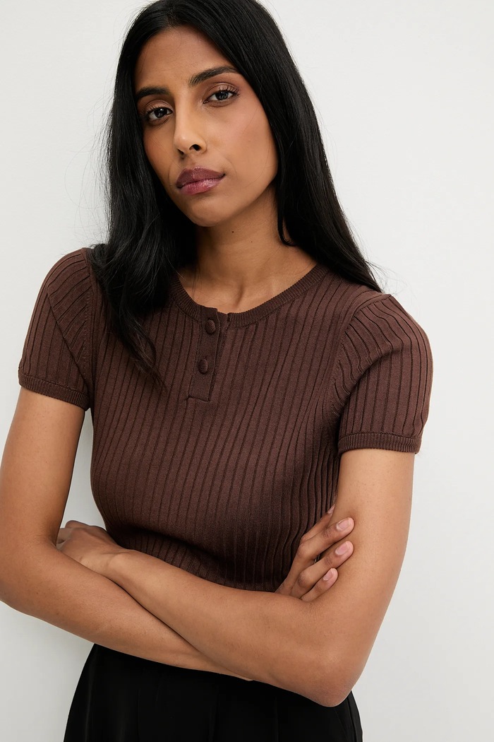 Tricou Answear.LAB DLV.10756.tos maro