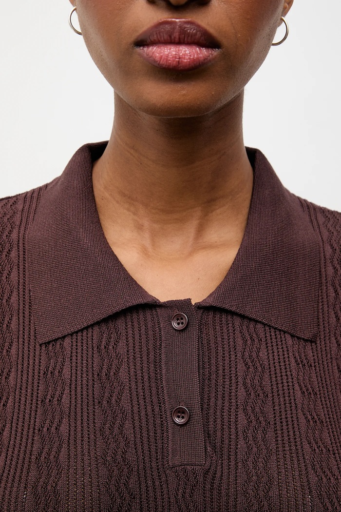 Answear.LAB tricou 10731.tos maro