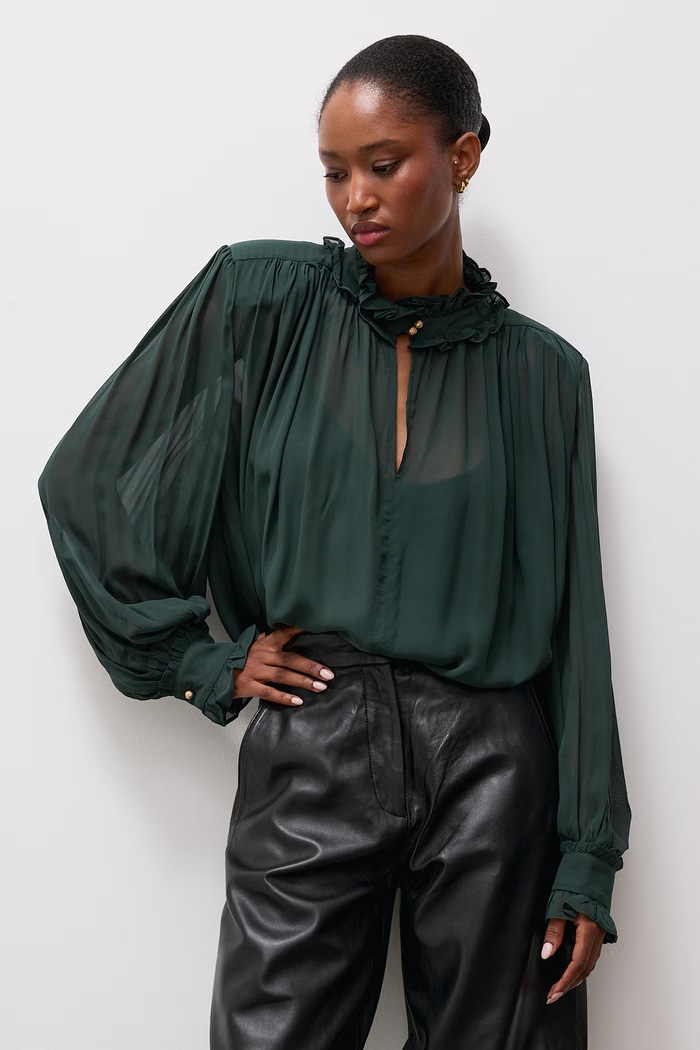 Bluzka damska Answear.LAB BL1750.tok zielony