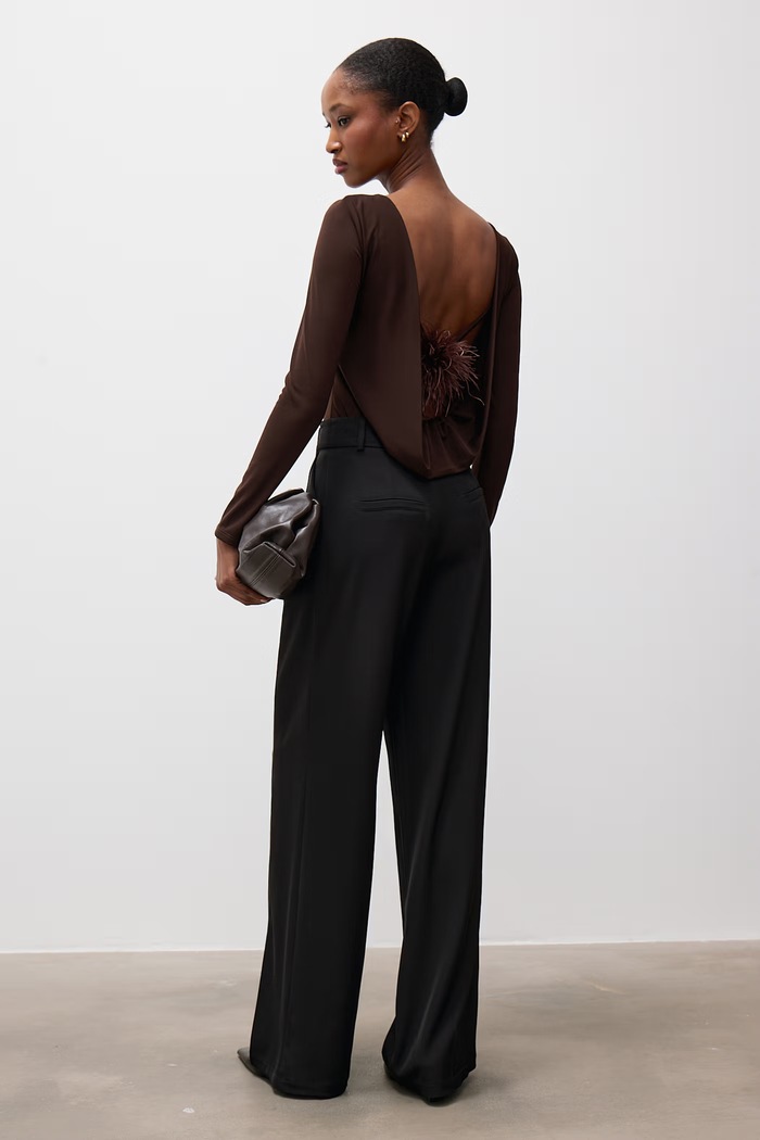 Answear.LAB Body damskie 95639.ijr brązowy WA26