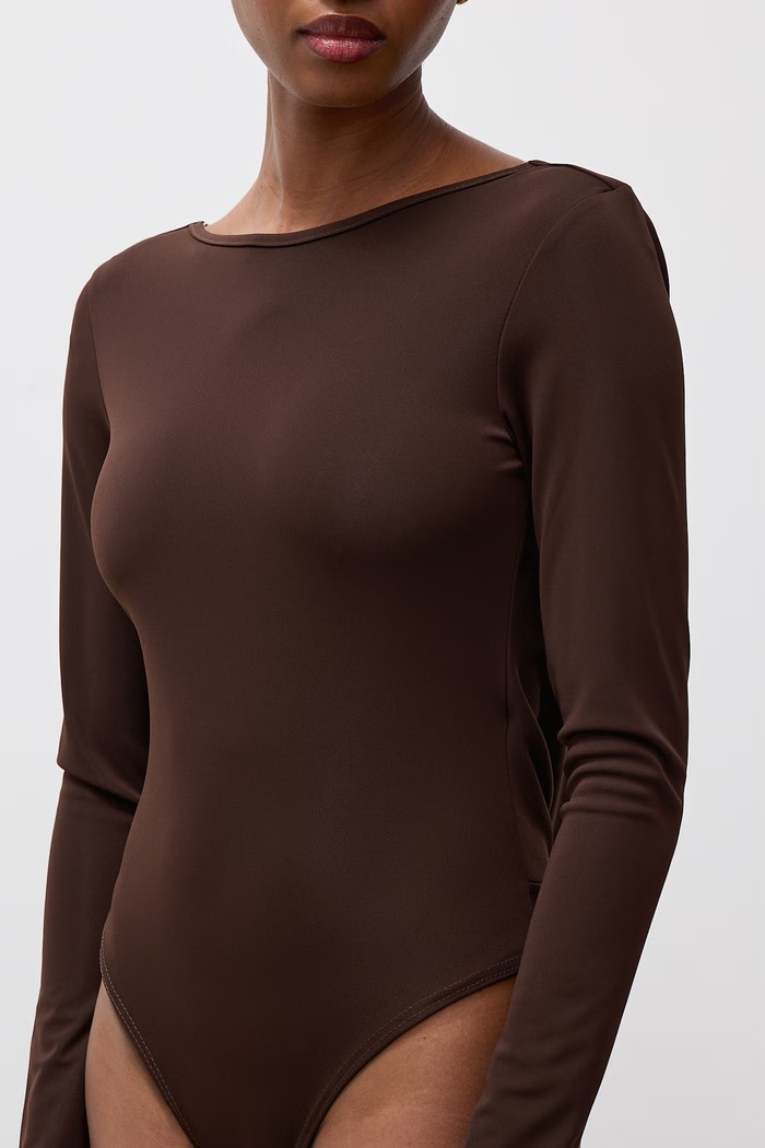 Body damskie Answear.LAB 95639.ijr brązowy