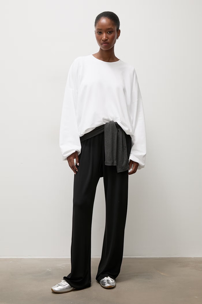 Answear.LAB bluza damska z bawełną POPPY.tok biały WA26