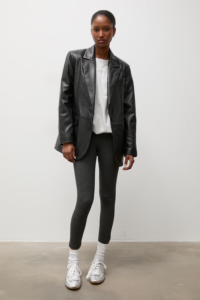 Answear.LAB bluza damska z bawełną POPPY.tok szary WA26