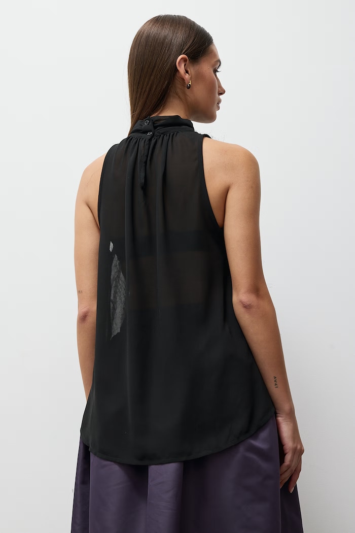 Odzież Answear.LAB Bluzka halter damska WF24-114.itjr czarny