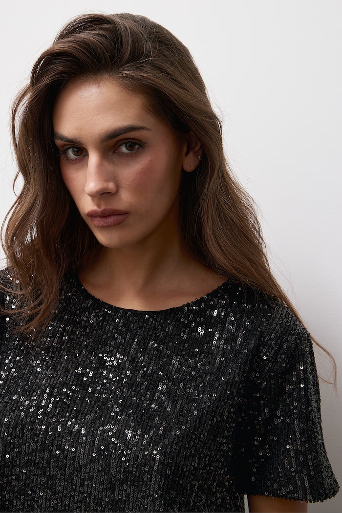 Bluzka damska bawełniana Answear.LAB czarny AW26-070.itjr