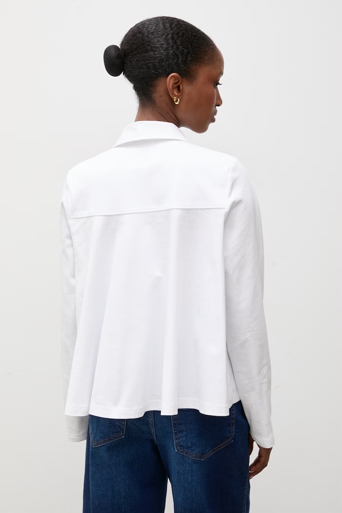 Odzież Answear.LAB longsleeve damski bawełniany ADORIA.tok biały