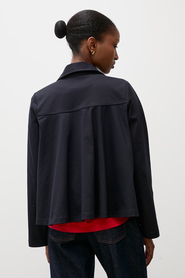 Odzież Answear.LAB longsleeve damski bawełniany ADORIA.tok granatowy