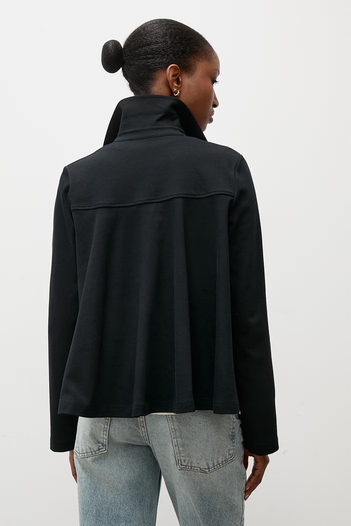 Odzież Answear.LAB longsleeve damski bawełniany ADORIA.tok czarny
