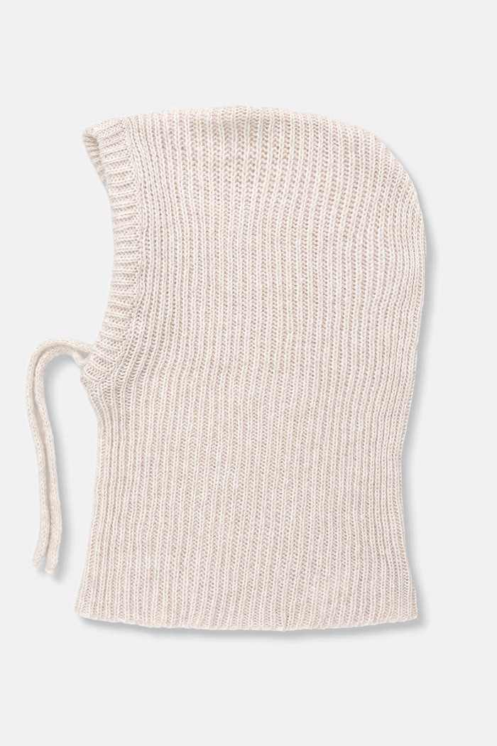 Answear.LAB Kaptur damski z wełną merino WA25-CAD000 | 2311303 beżowy WA26