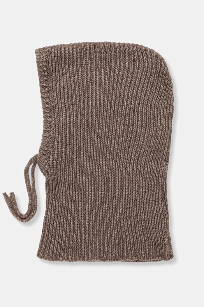Answear.LAB Kaptur damski z wełną merino WA25-CAD000 | 2311303 beżowy WA26
