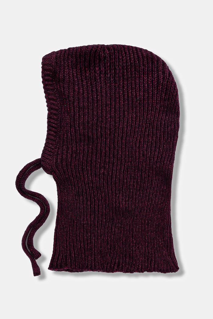 Answear.LAB Kaptur damski z wełną merino WA25-CAD000 | 2311303 bordowy WA26