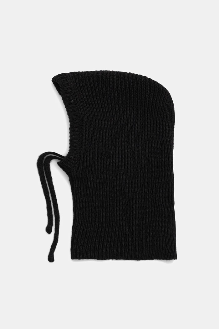 Answear.LAB Kaptur damski z wełną merino WA25-CAD000 | 2311303 czarny WA26