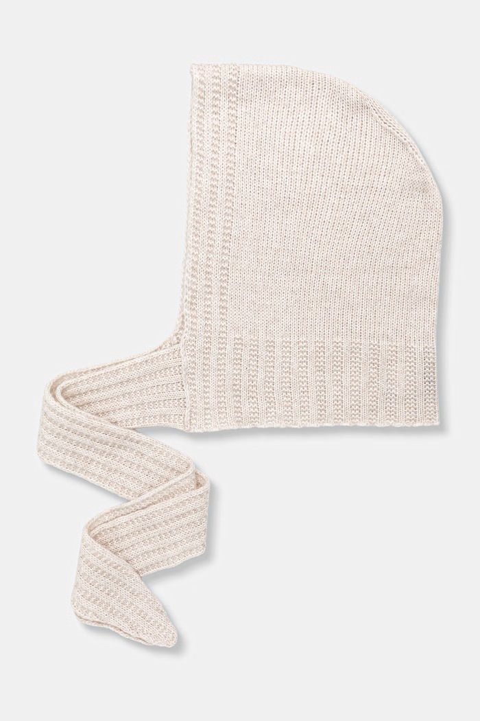 Answear.LAB Kaptur damski z wełną merino WA25-CAD002 | 2505046 beżowy WA26