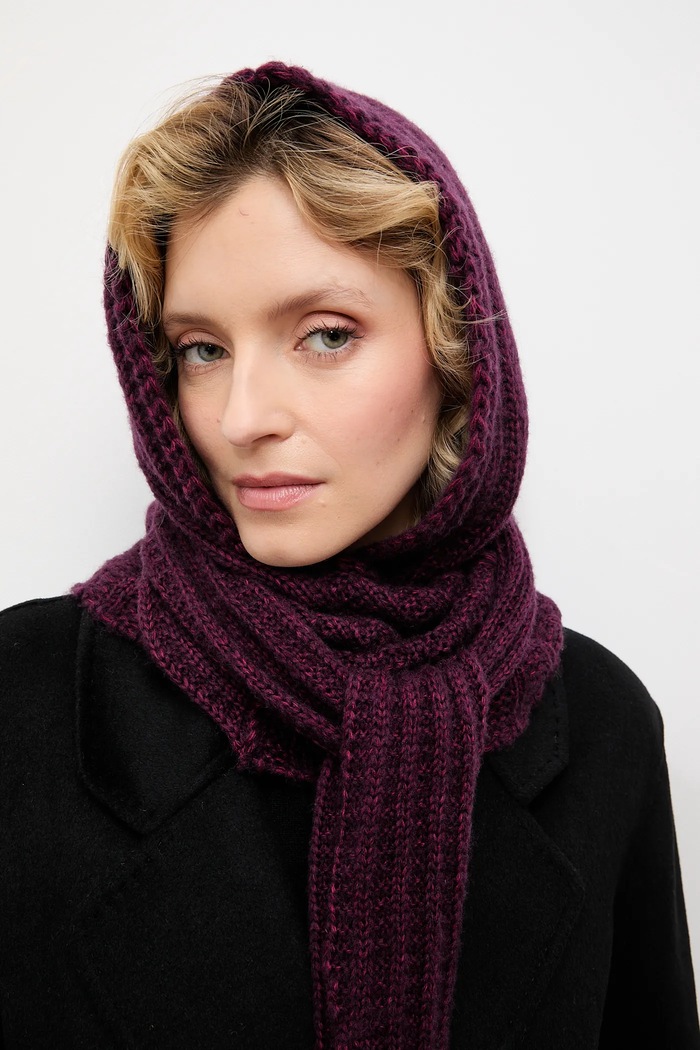 Answear.LAB Kaptur damski z wełną merino WA25-CAD002 | 2505046