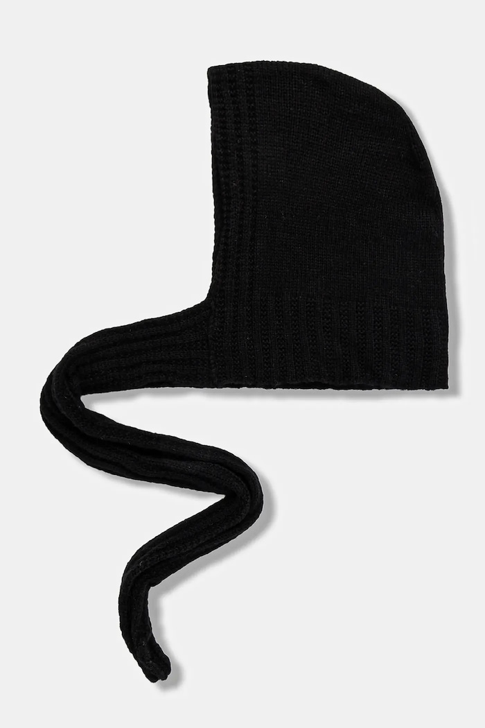 Answear.LAB Kaptur damski z wełną merino WA25-CAD002 | 2505046 czarny WA26