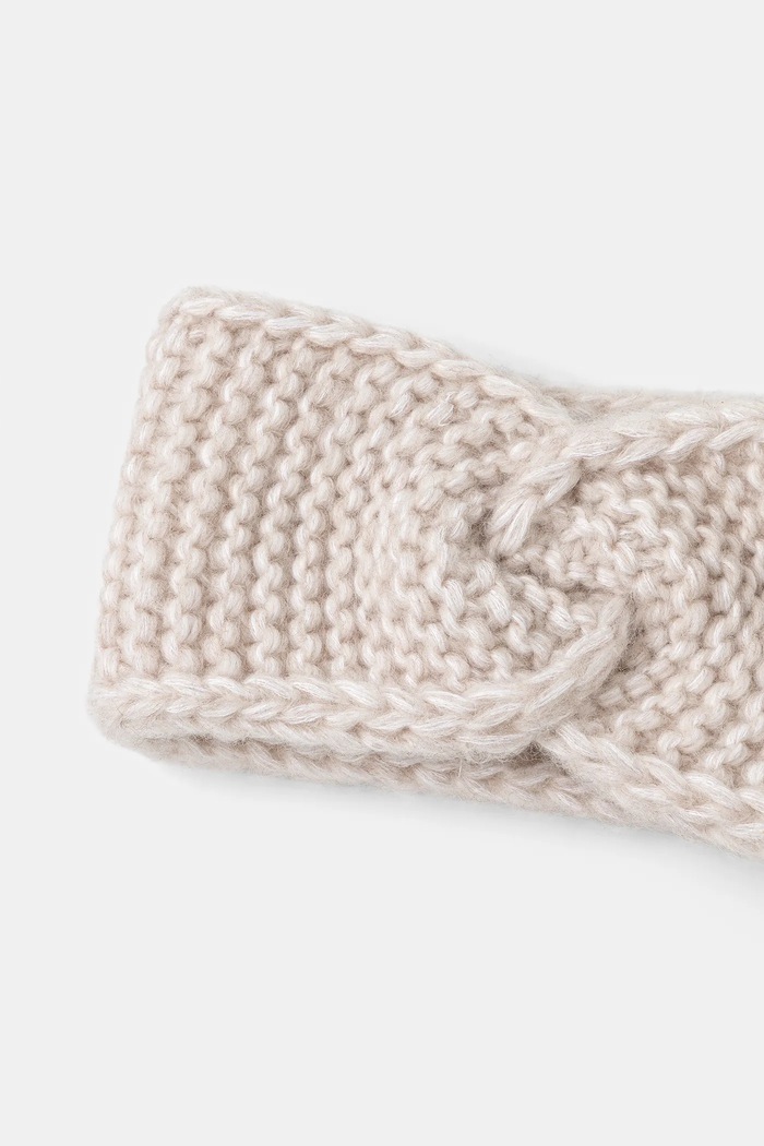 Akcesoria Answear.LAB Opaska na głowę damska z wełną merino WA25-CAD003 | 2305005 beżowy