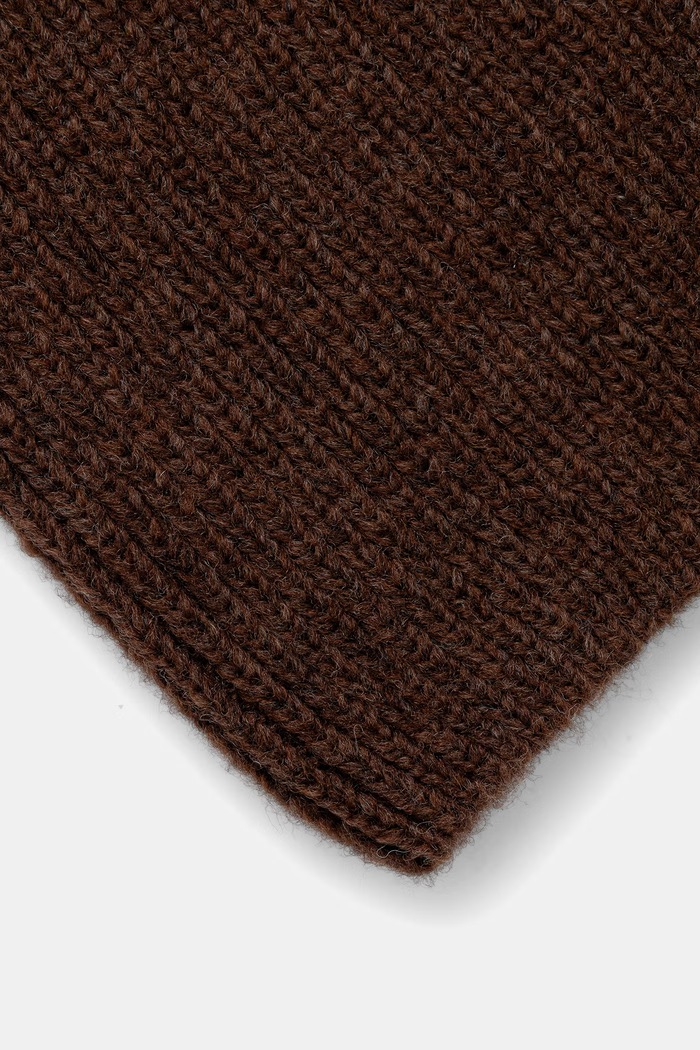 Akcesoria Answear.LAB Czapka damska z wełną merino 2311775 brązowy