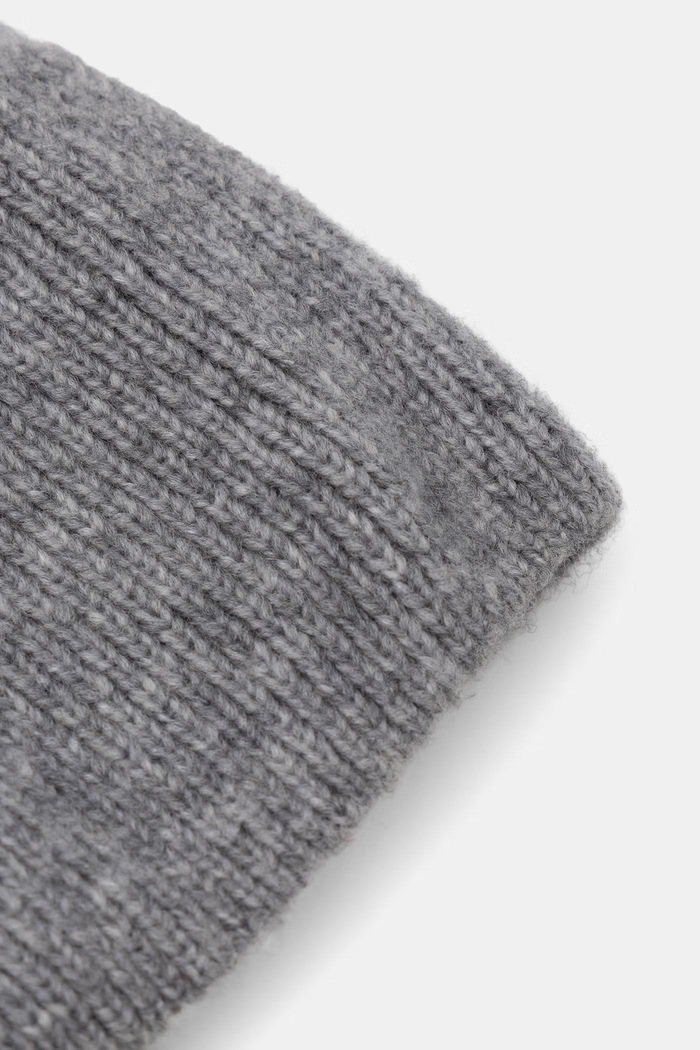 Akcesoria Answear.LAB Czapka damska z wełną merino 2311775 szary