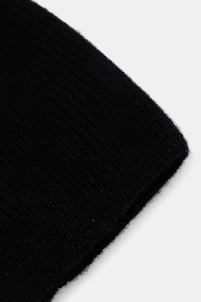 Akcesoria Answear.LAB Czapka damska z wełną merino 2311775 czarny