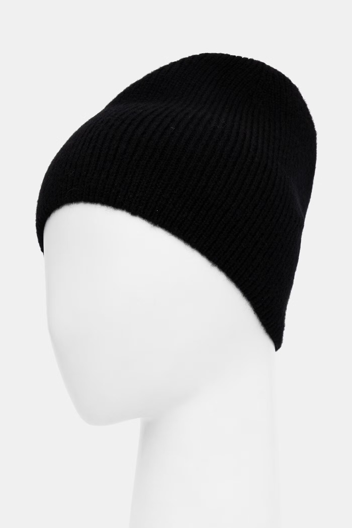 Czapka damska z wełną merino Answear.LAB 2311775 czarny