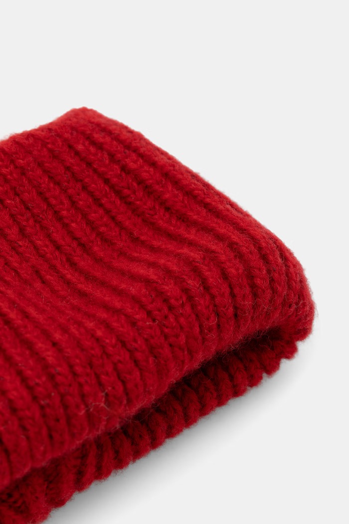 Akcesoria Answear.LAB Opaska na głowę damska z wełną merino 2311668 czerwony