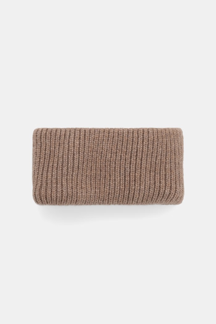 Answear.LAB Opaska na głowę damska z wełną merino 2311668 brązowy WA26