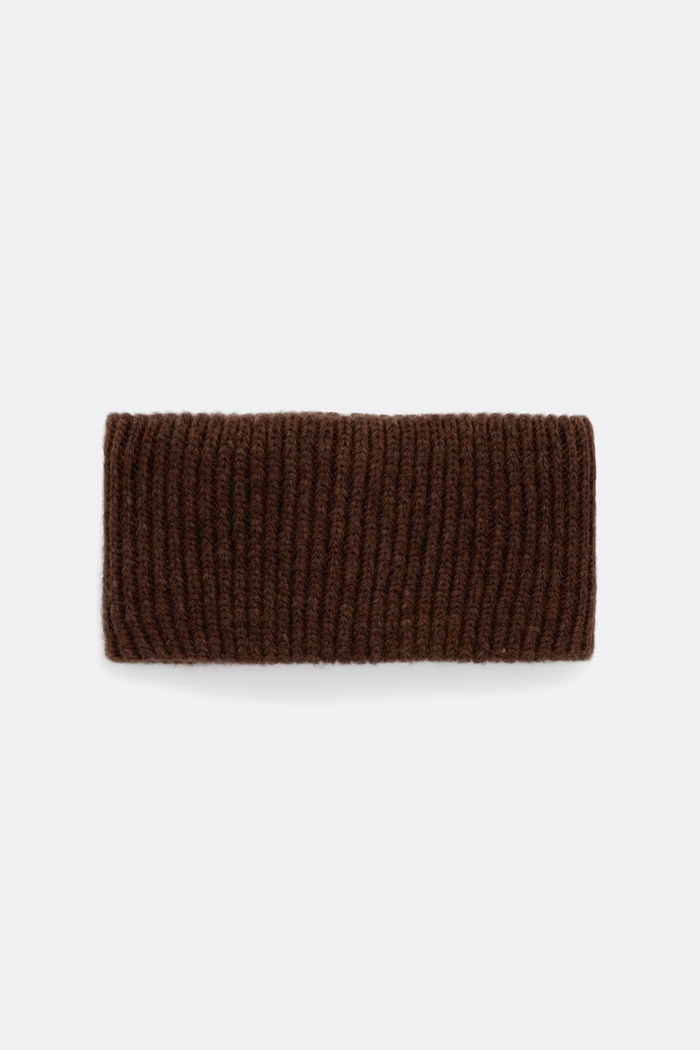 Answear.LAB Opaska na głowę damska z wełną merino 2311668 brązowy WA26