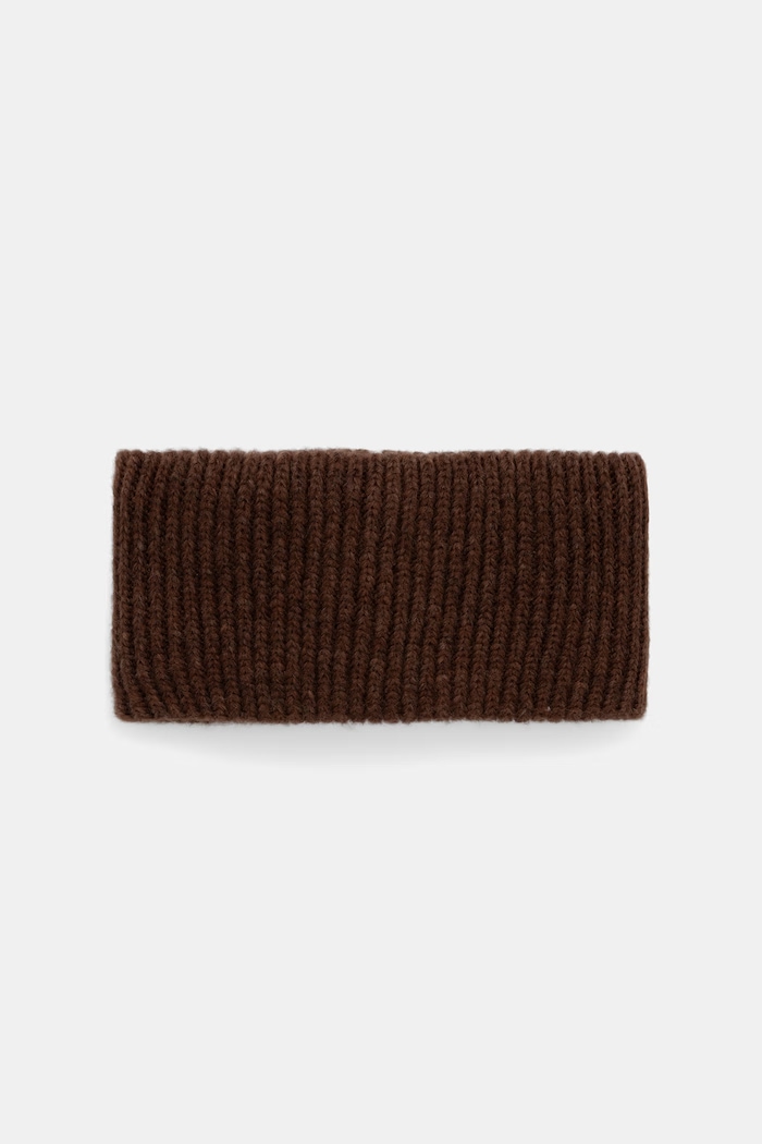 Answear.LAB Opaska na głowę damska z wełną merino 2311668 brązowy WA26