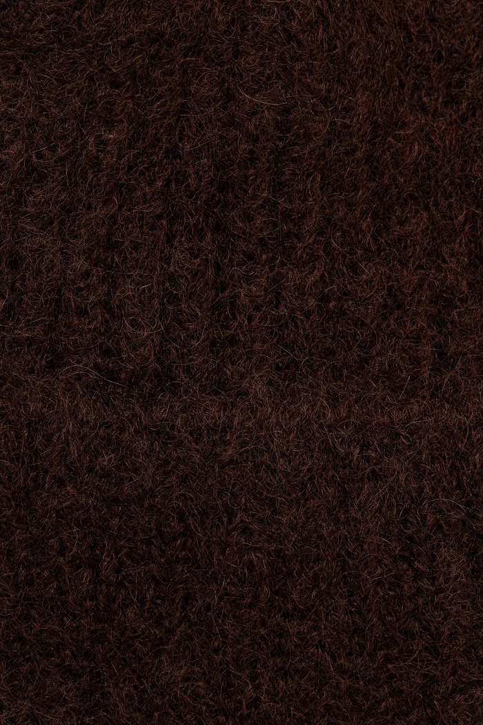 Answear.LAB Czapka damska wełniana WA26-CDD014 brązowy WA26