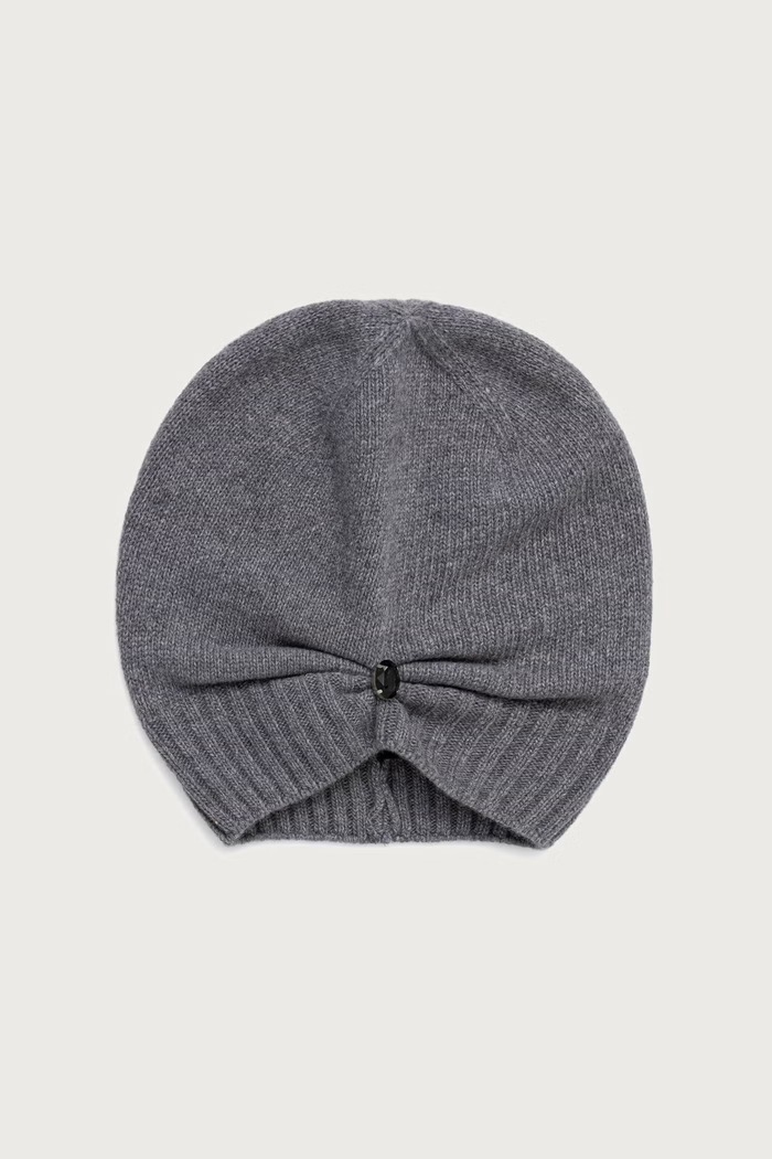Answear.LAB Czapka damska wełniana szary WA26-CDD015