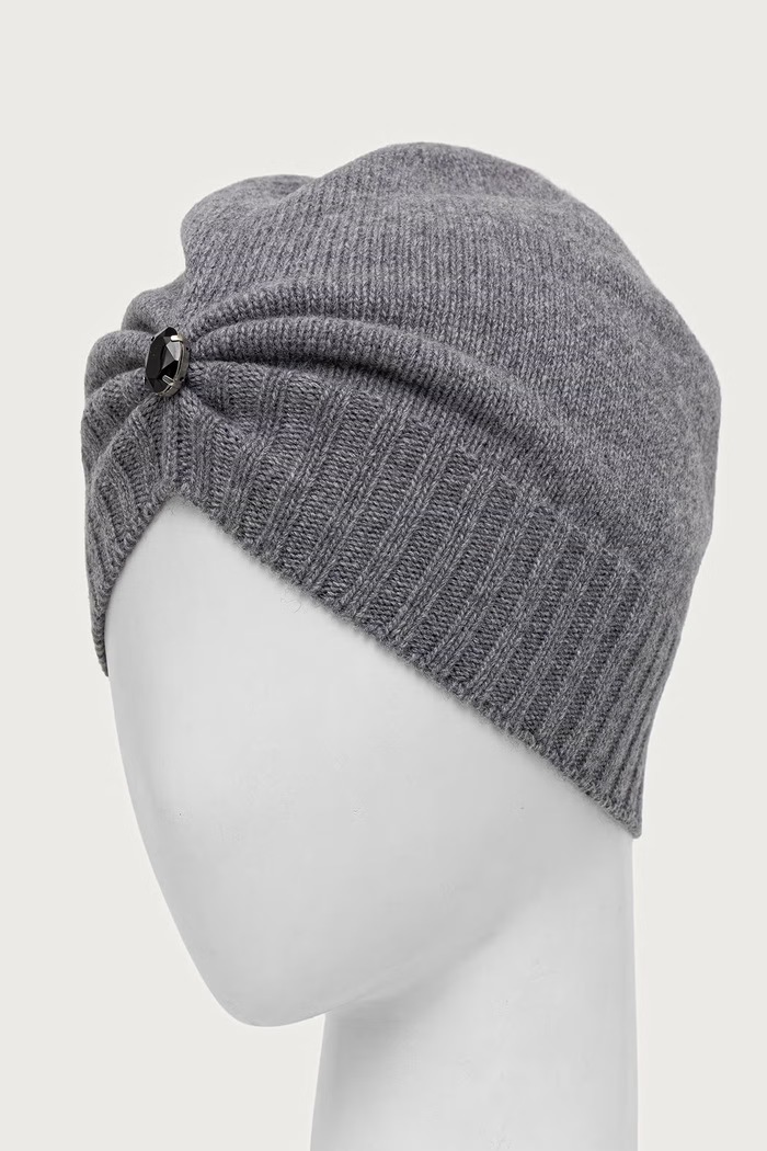Akcesoria Answear.LAB Czapka damska wełniana WA26-CDD015 szary