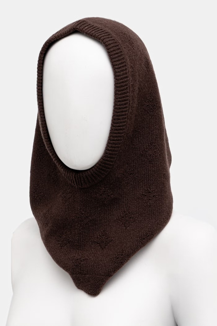 Kaptur damski wełniany Answear.LAB WA26-CDD018 brązowy