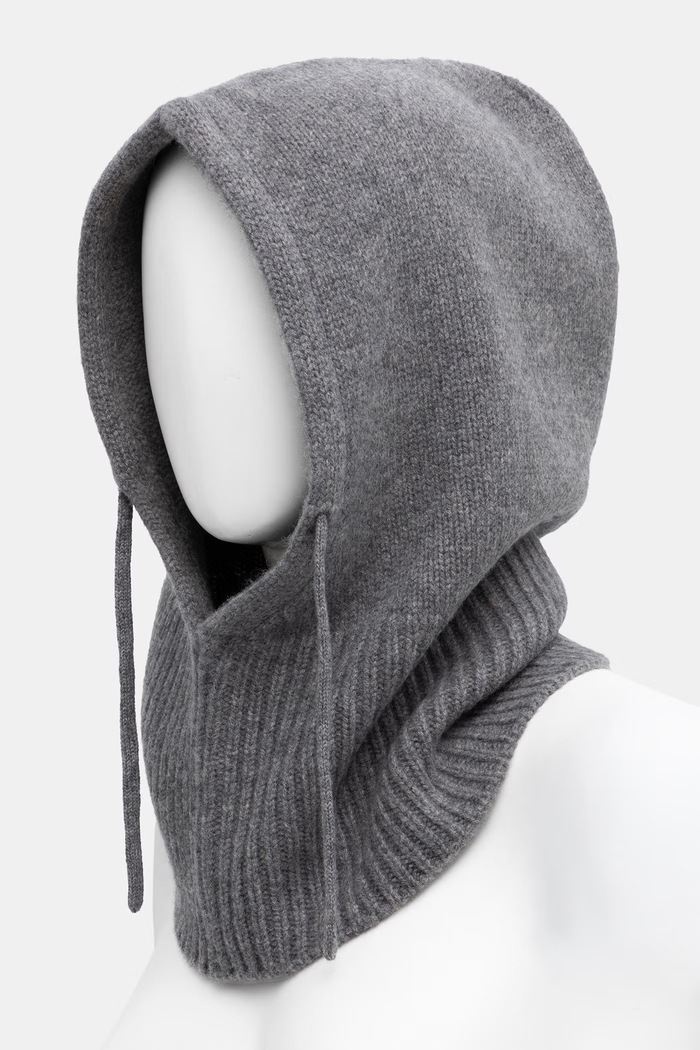 Kaptur damski wełniany Answear.LAB WA26-CDD019 szary