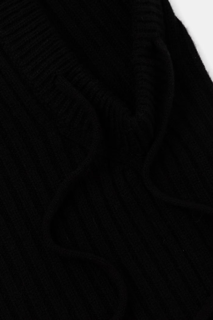 Akcesoria Answear.LAB Kaptur damski z wełny merino WA26-CDD020 granatowy