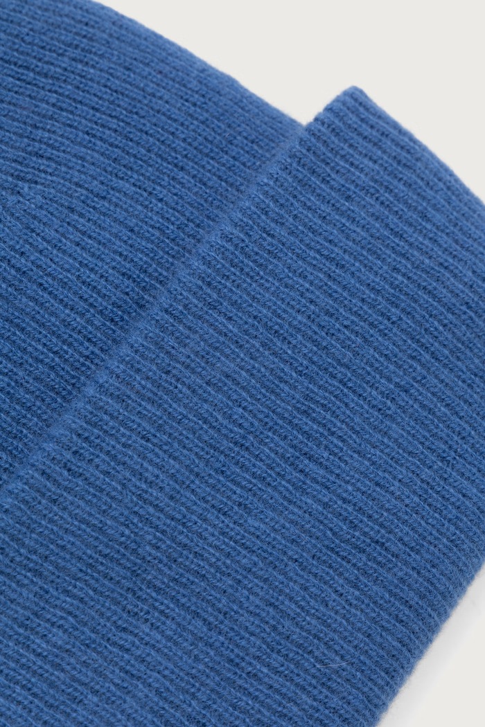 Akcesoria Answear.LAB Czapka beanie damska wełniana QH-1.cjk niebieski