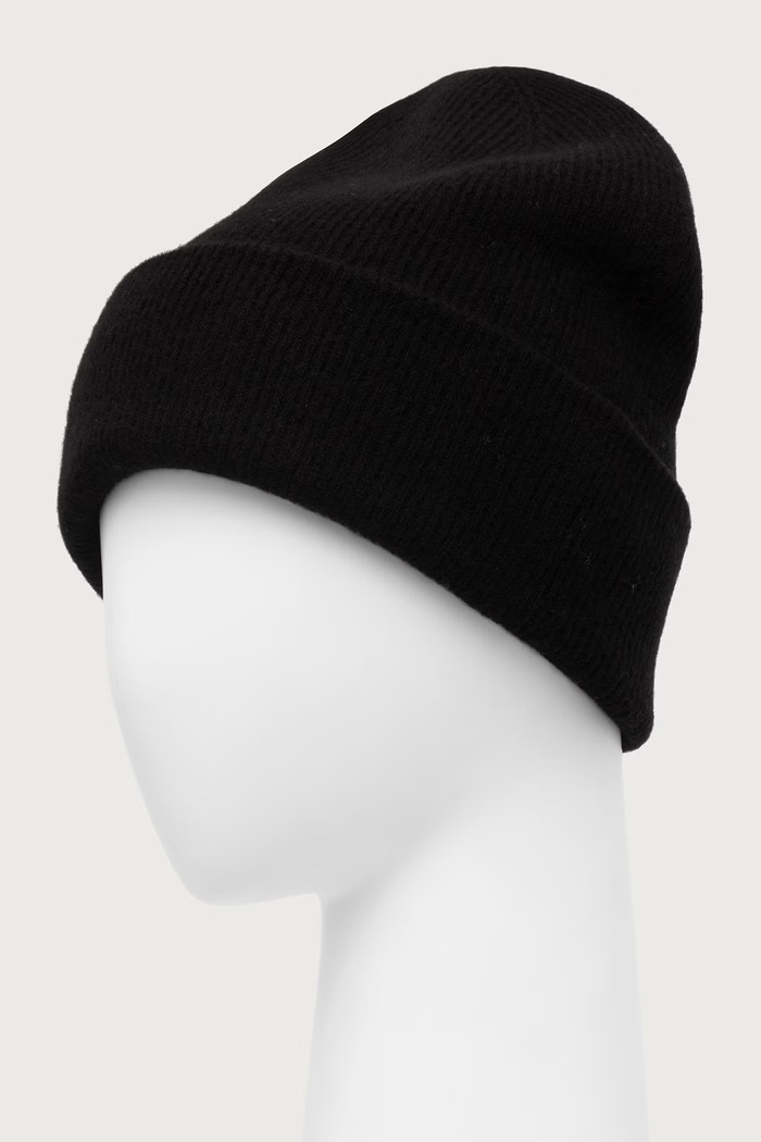 Answear.LAB Czapka beanie damska wełniana QH-1.cjk czarny WA26