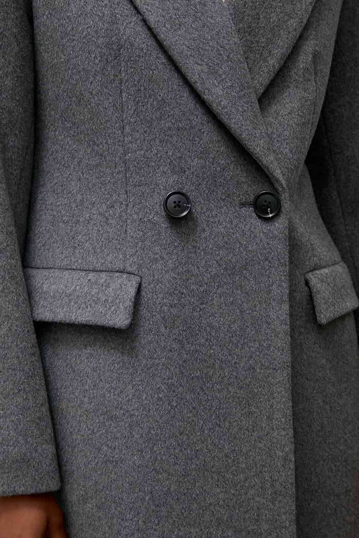 Answear.LAB elegancki płaszcz damski z wełną WA26.KPD021