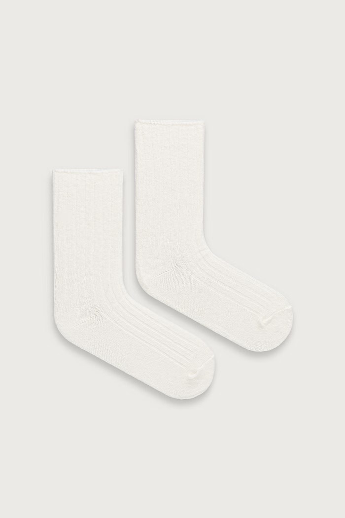 Answear.LAB Skarpety damskie biały SOCKS