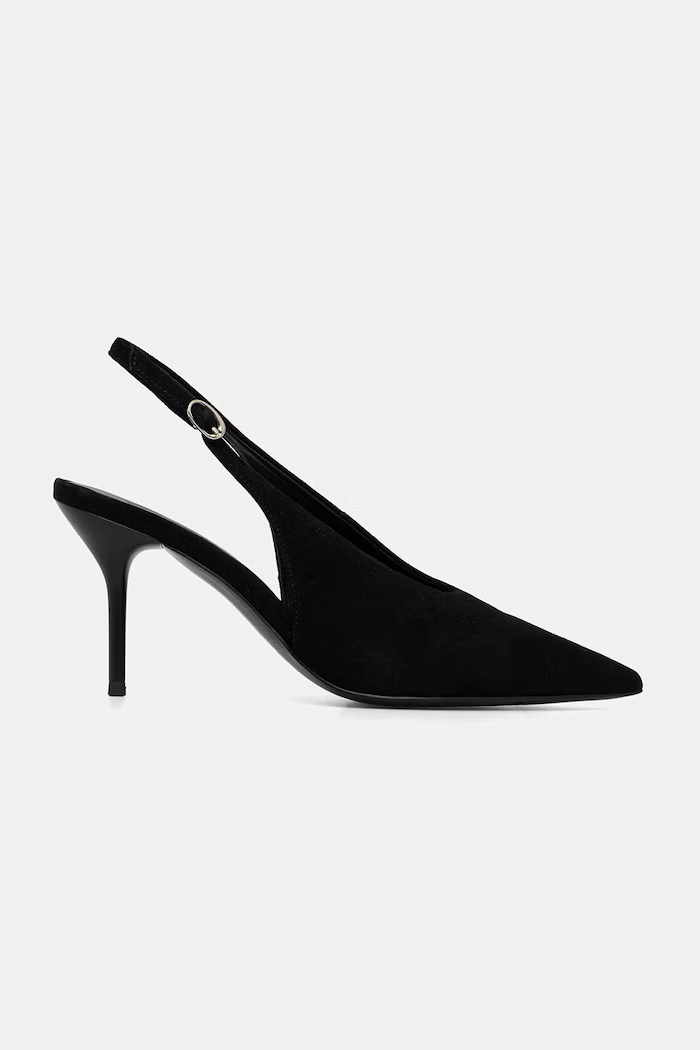 Answear.LAB pantofi stiletto piele întoarsă V661-141-2.cjk negru WA26