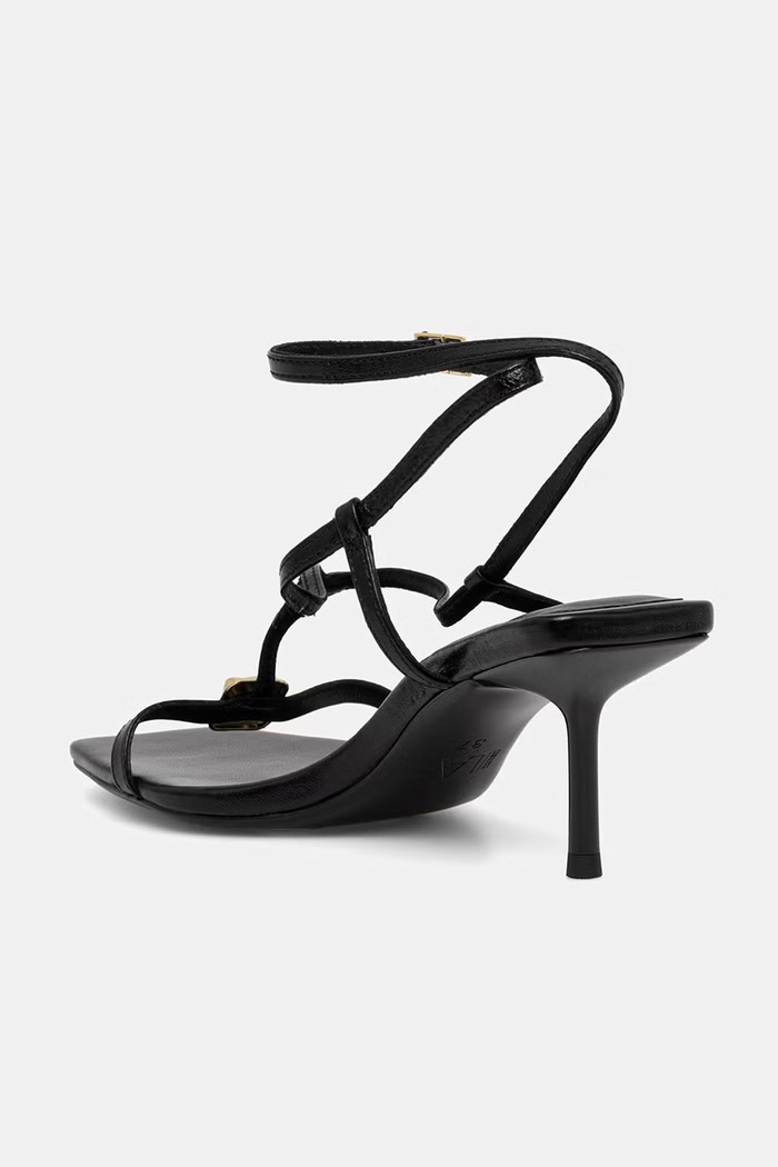 Answear.LAB sandale cu toc cui din piele negru V2162-1-2.cjk