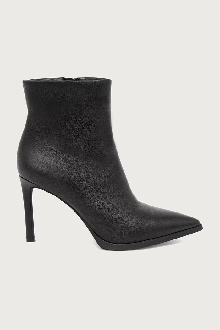 Answear.LAB Botki damskie zamszowe LT26039-050.cjk czarny WA26