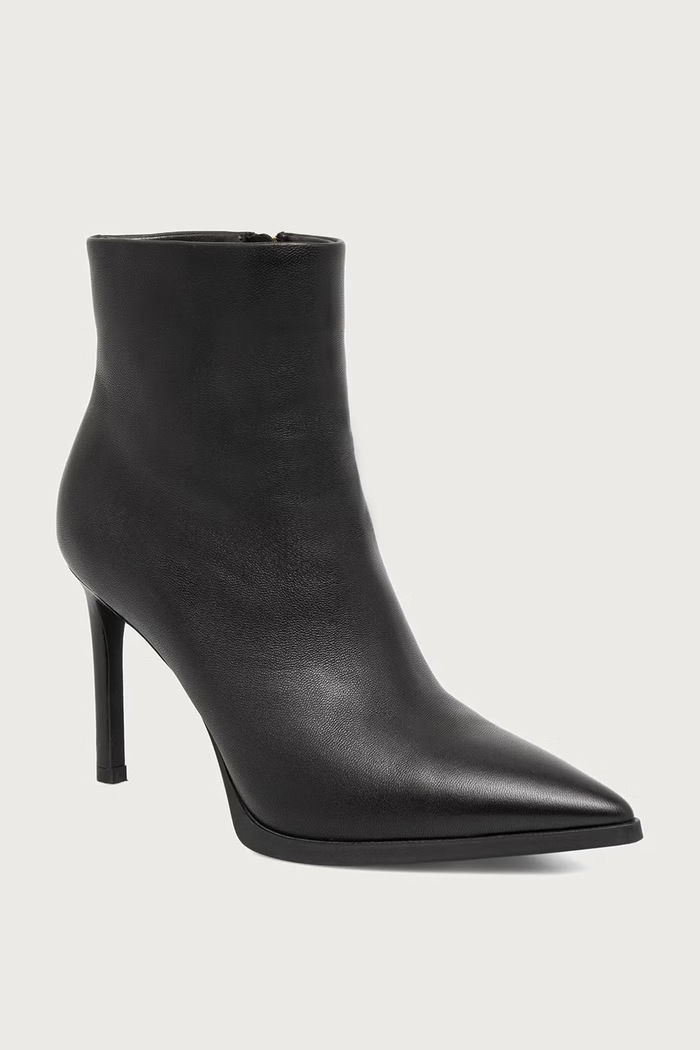 Obuwie Answear.LAB Botki damskie zamszowe LT26039-050.cjk czarny