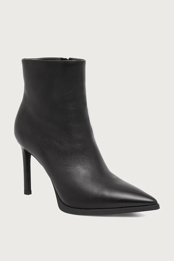 Obuwie Answear.LAB Botki damskie zamszowe LT26039-050.cjk czarny
