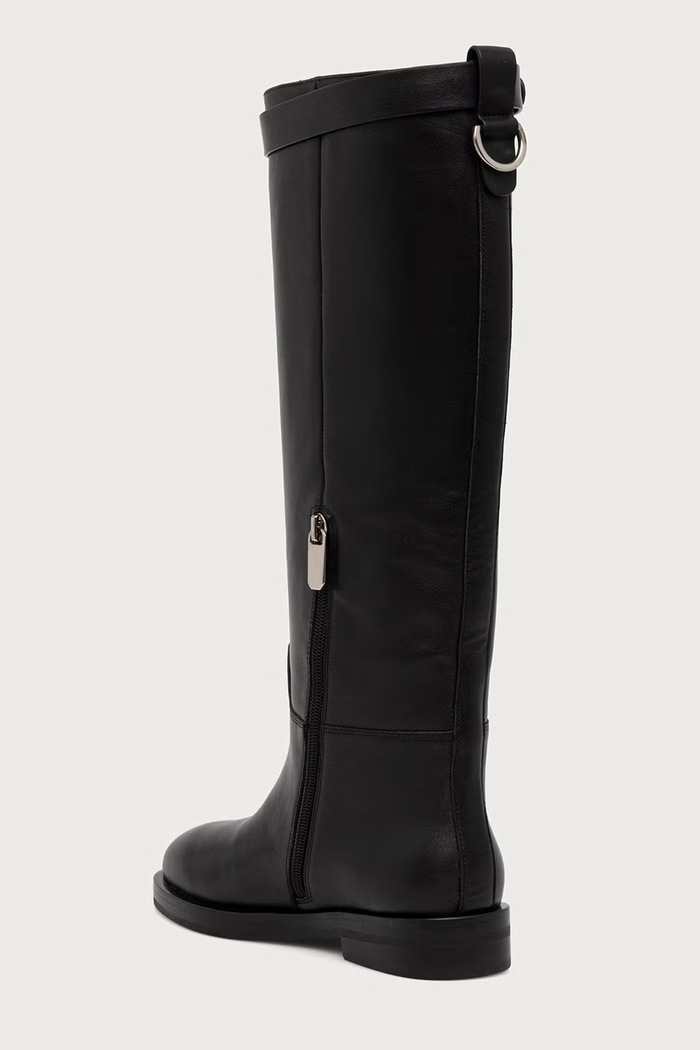 Obuwie Answear.LAB Kozaki damskie skórzane LT710K-16Y1.cjk czarny